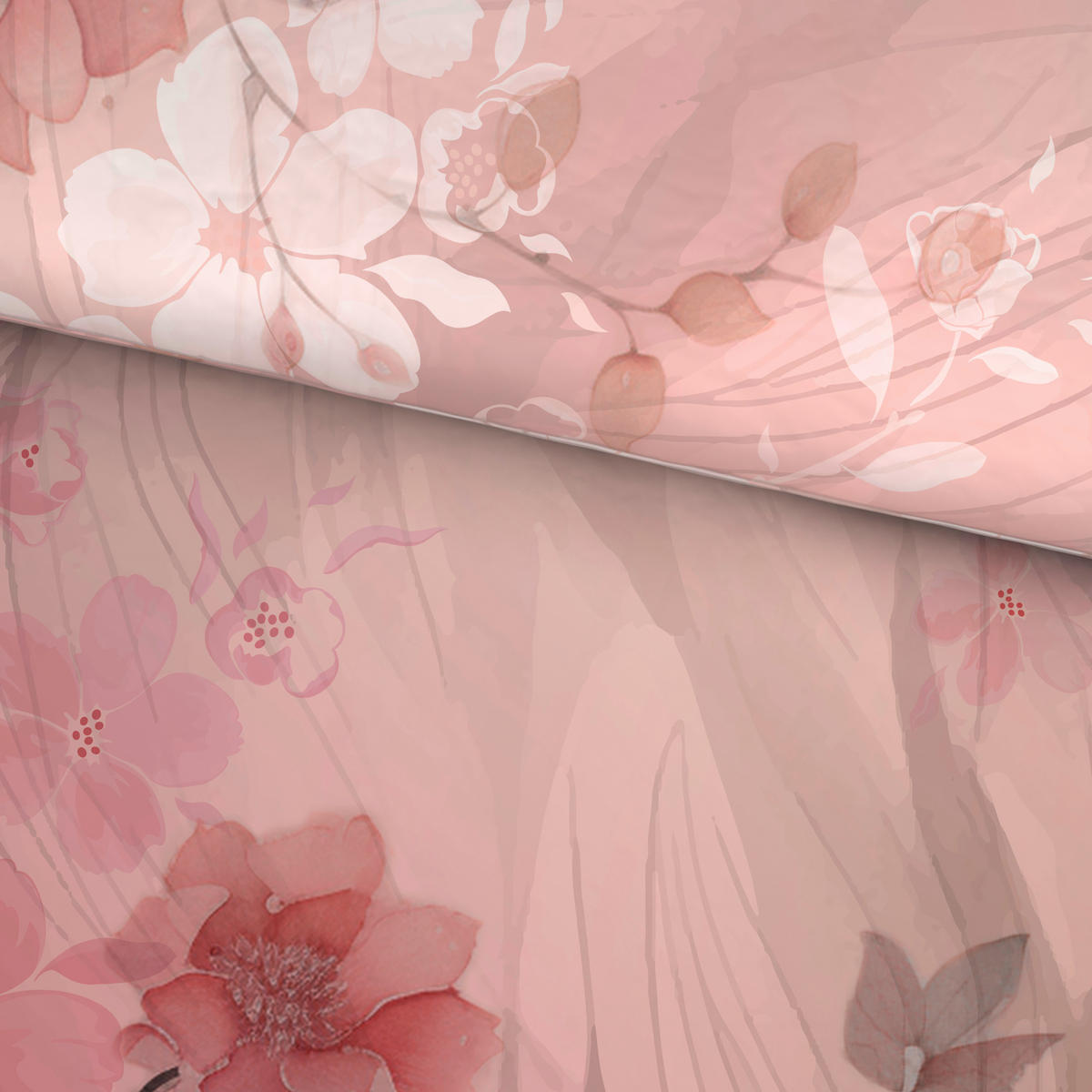 POSTELJINA TANJA 140/200 cm saten svetloružičasta  - svetloružičasta, Konvencionalno, tekstil (140/200cm) - Novel