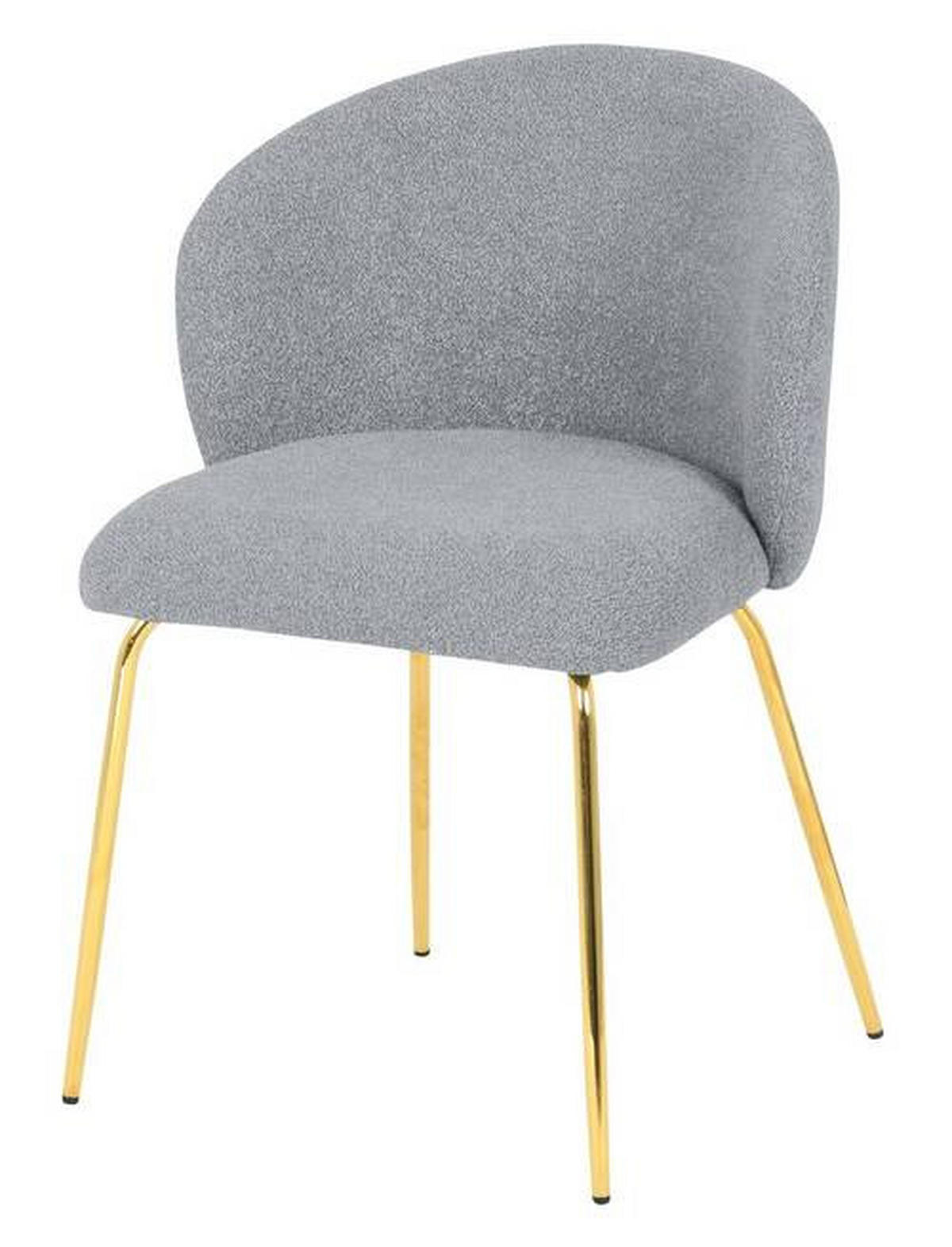 STOLICA  siva       - siva/zlatna, Moderno, drvo/metal (56/78/58cm) - Mömax
