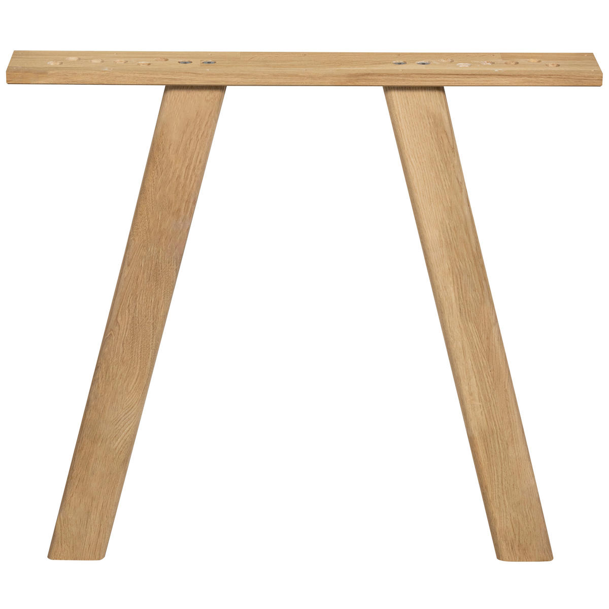 TISCHGESTELL Eichefarben   - Eichefarben, MODERN, Holz (79/73/11cm) - Livetastic