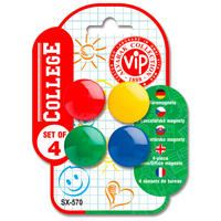 MAGNETY 4 ks - Basics, papír (6/10cm)