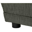 CHAISELONGUE Chenille Dunkelgrün  - Dunkelgrün/Schwarz, KONVENTIONELL, Kunststoff/Textil (171/73/93cm) - Carryhome