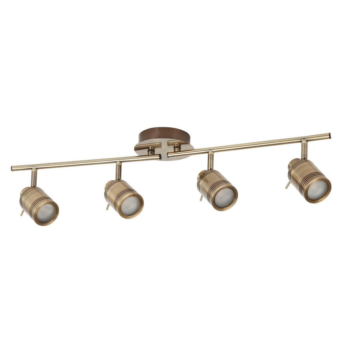 PLAFONIERĂ CU SPOT PROIECTOR - alămiu, Basics, metal (79/19.5/13cm)