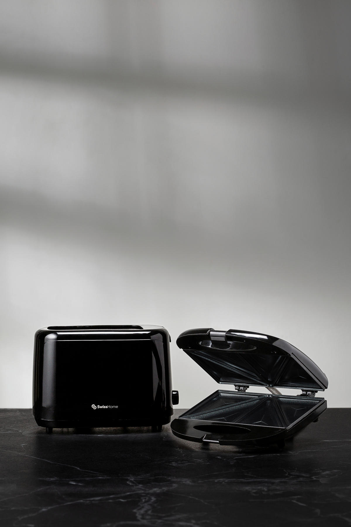 TOASTER  - Schwarz, Basics, Kunststoff (18,5/29,5/16cm)