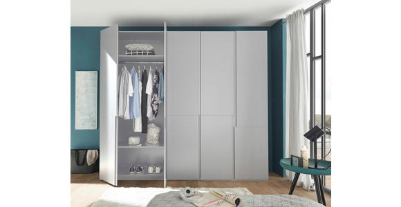 DREHTÜRENSCHRANK 250/225/58 cm 5-türig Weiß - Weiß, KONVENTIONELL, Holzwerkstoff (250/225/58cm) - Novel