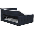 BOXSPRINGBETT 180/200 cm  in Schwarz  - Schwarz, Basics, Holzwerkstoff/Kunststoff (180/200cm) - Esposa