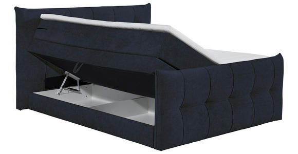 BOXSPRINGBETT 180/200 cm  in Schwarz  - Schwarz, Basics, Holzwerkstoff/Kunststoff (180/200cm) - Esposa
