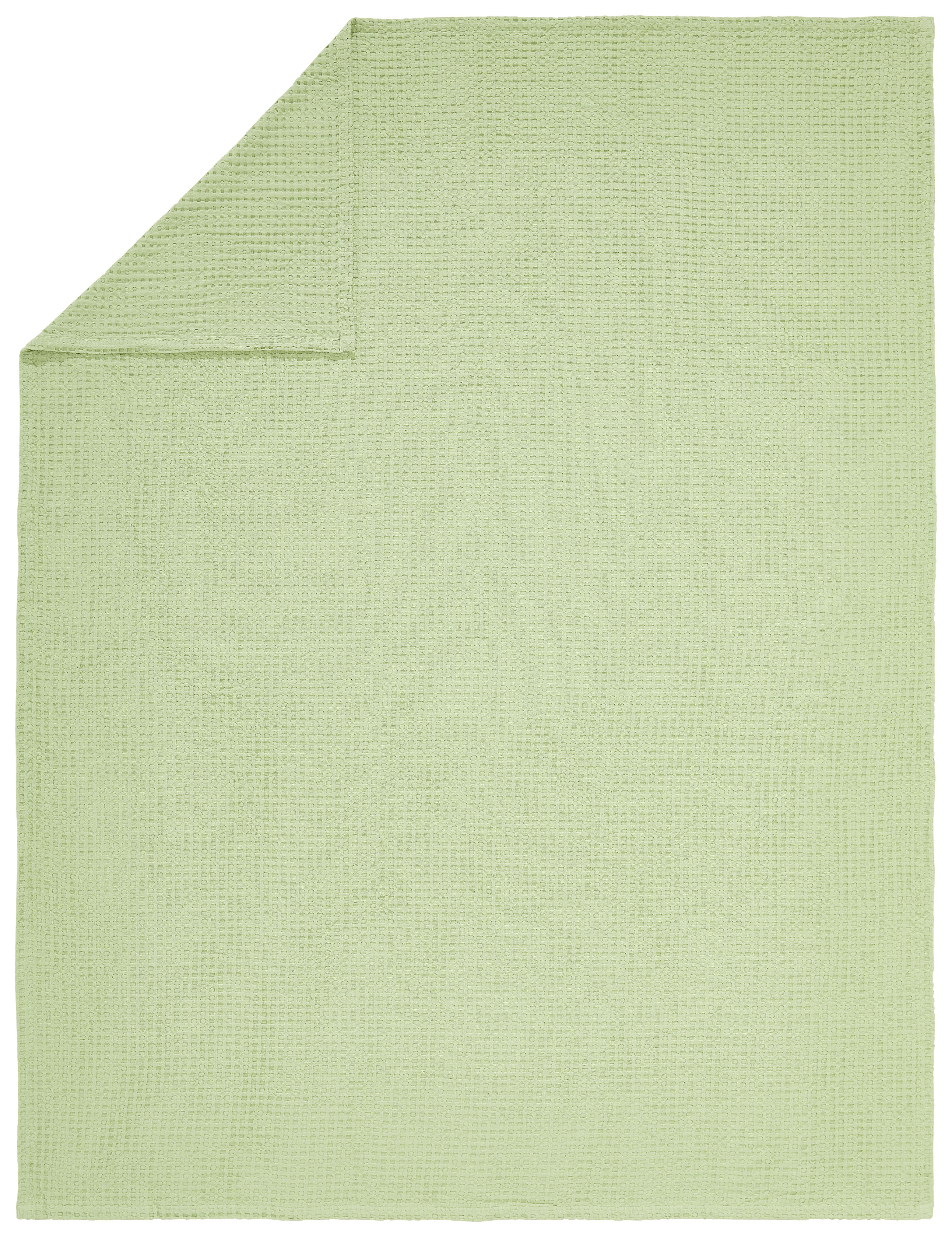 PLAID Finca 150/200 cm  - Grün, Basics, Textil (150/200cm) - Esposa