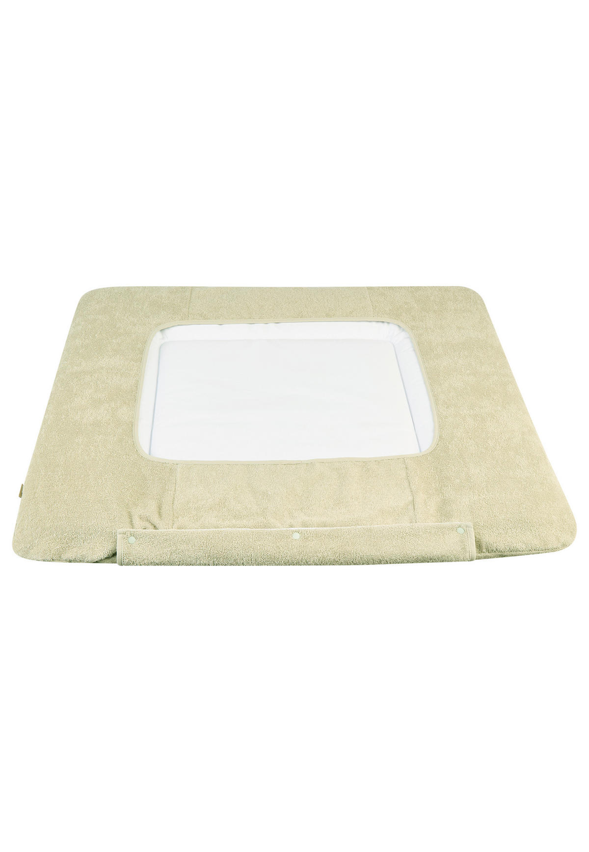 WICKELAUFLAGENBEZUG Safari 80/90/0,5 cm  - Mintgrau, Basics, Textil (80/90/0,5cm) - Sterntaler