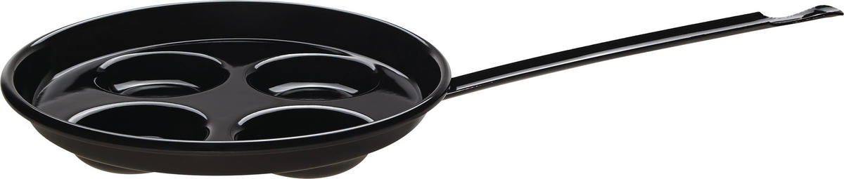 Spiegeleipfanne  - Schwarz, Basics, Metall (26/4,2cm) - Riess