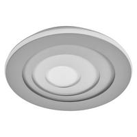 LED-DECKENLEUCHTE Orbis Spiral 68,5/5,6 cm   - Grau, Design, Kunststoff/Metall (68,5/5,6cm) - Osram