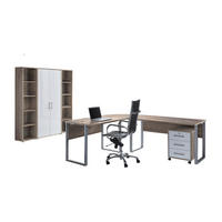 BÜRO - Weiß Hochglanz/Sonoma Eiche, MODERN, Holzwerkstoff - MID.YOU