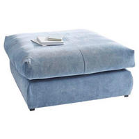 HOCKER Webstoff Blau  - Blau/Schwarz, Design, Kunststoff/Textil (110/50/110cm) - Carryhome