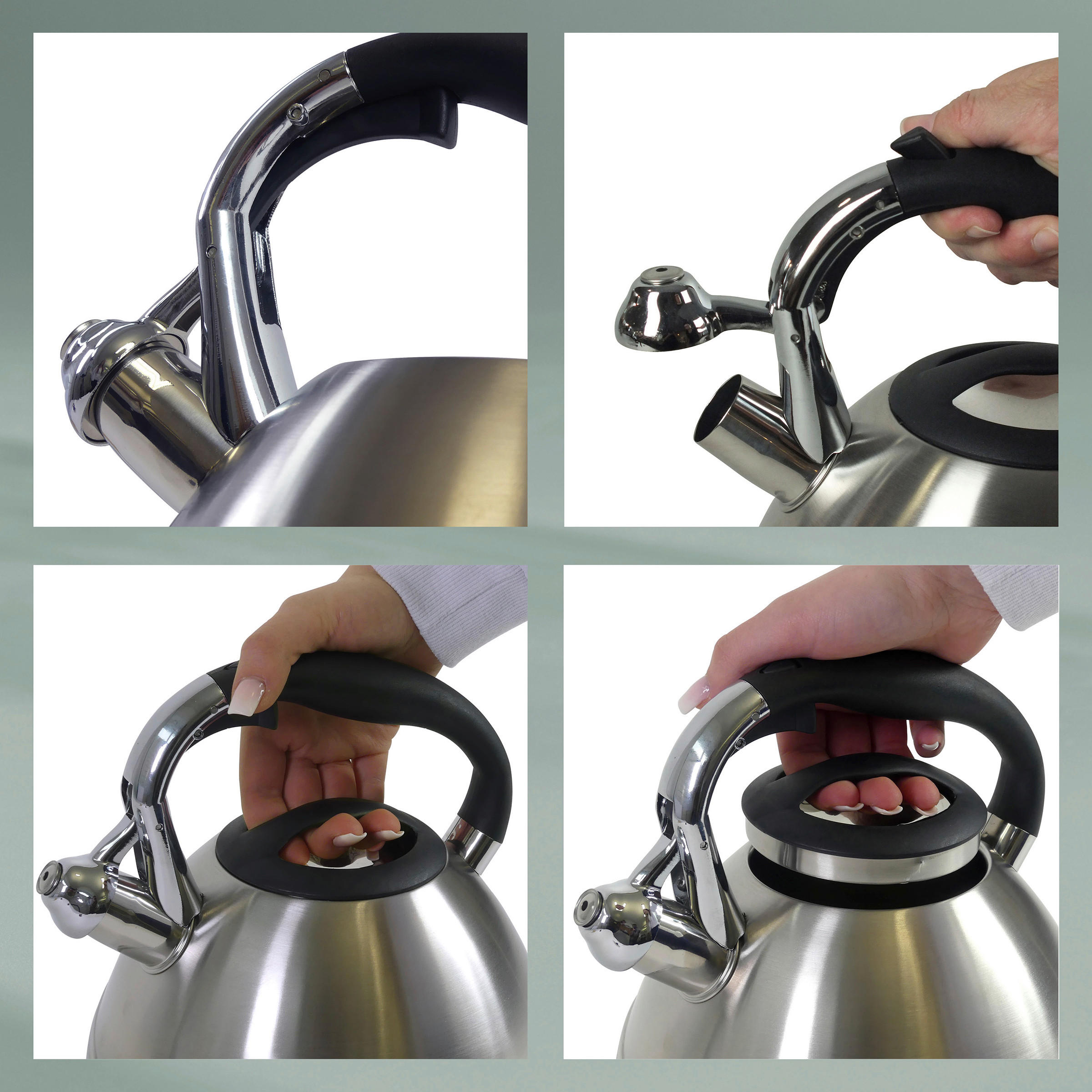 WASSERKESSEL Vitus  - Rot, KONVENTIONELL, Metall (22/21.5cm) - Kela