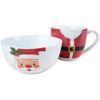 KAFFEEBECHERSET 2-teilig  - Weiss/Gelb, Lifestyle, Keramik - X-Mas
