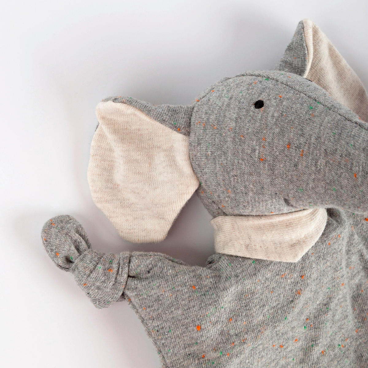 SCHMUSETUCH - Weiß/Grau, Basics, Textil (18/14/8cm) - Sigikid