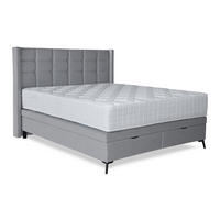 BOX KREVET    180/200 cm  - siva/crna, Moderno, drvni materijal/drvo (180/200cm) - Hom`in
