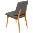 STUHL  Stoffauswahl Webstoff  Blau, Eichefarben  - Blau/Eichefarben, MODERN, Holz/Textil (48/89,5/60cm) - Carryhome