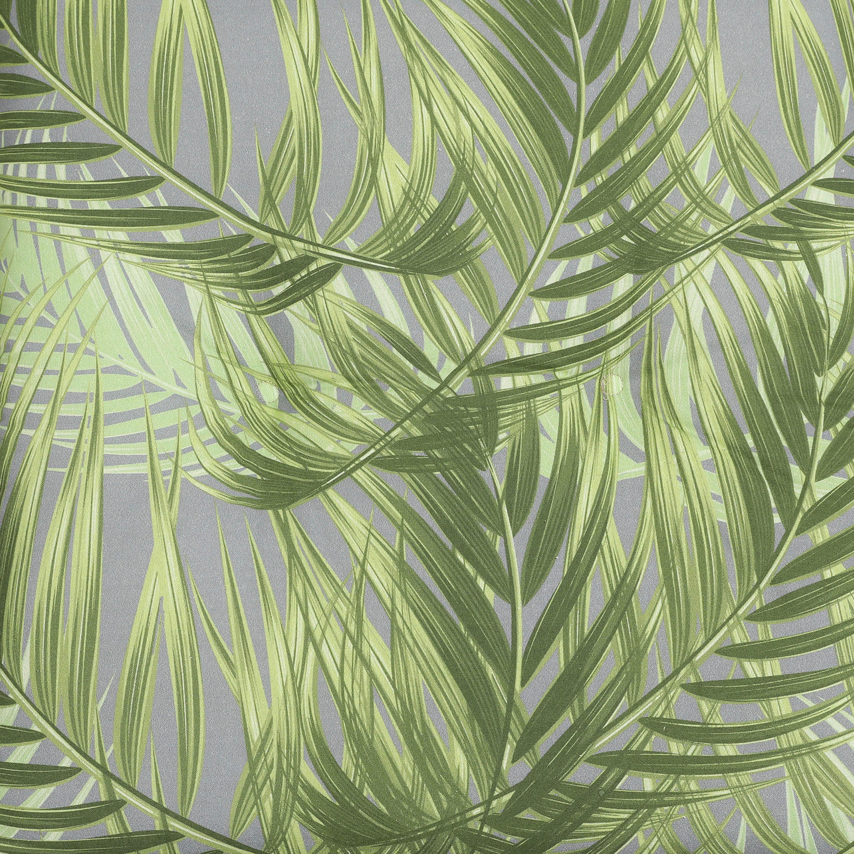 RELAXSESSELAUFLAGE Blätter  - Grau/Grün, Basics, Textil (48/5/168cm)
