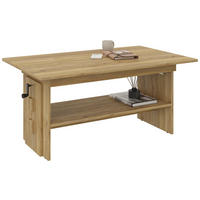 COUCHTISCH 110-140/65/51,5-61,5 cm rechteckig Eichefarben  - Eichefarben, KONVENTIONELL, Holzwerkstoff (110-140/65/51,5-61,5cm) - Xora