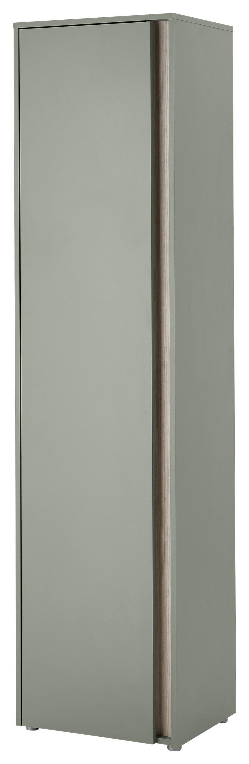 GARDEROBENSCHRANK  in 50/200/40 cm  - Eichefarben/Salbeigrün, Design, Holzwerkstoff/Kunststoff (50/200/40cm) - Modante