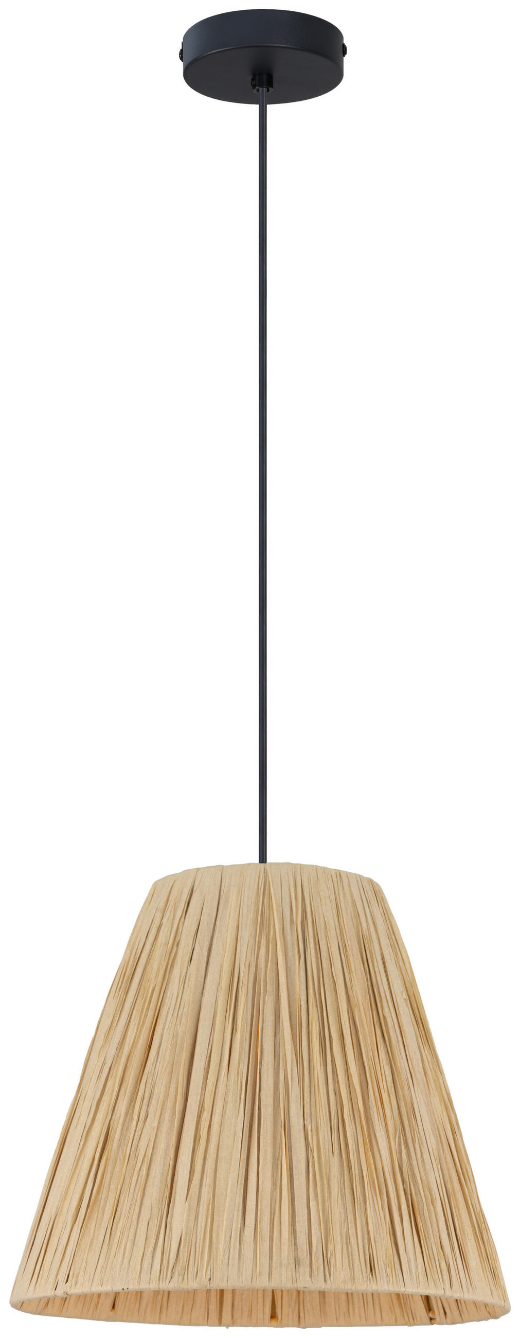 HÄNGELEUCHTE 30/120 cm   - Schwarz, Design, Papier/Metall (30/120cm) - Collet's Monde