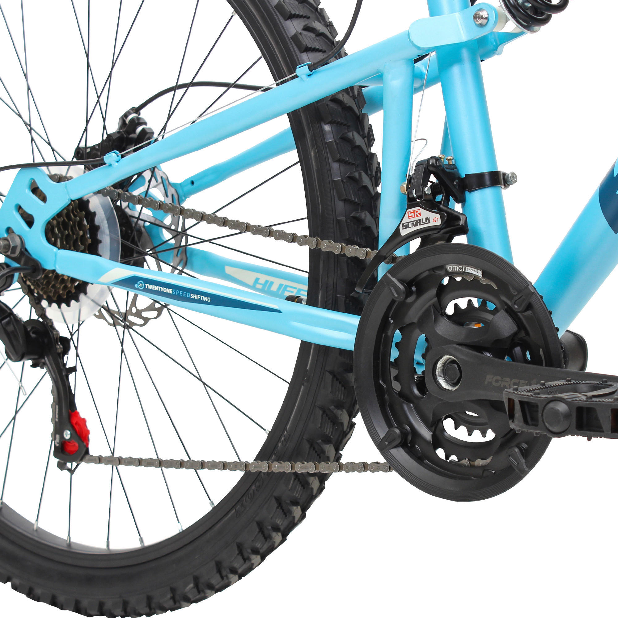 MOUNTAINBIKE 26 Zoll Kinder  - Türkis, Basics, Metall (68/100/171cm)