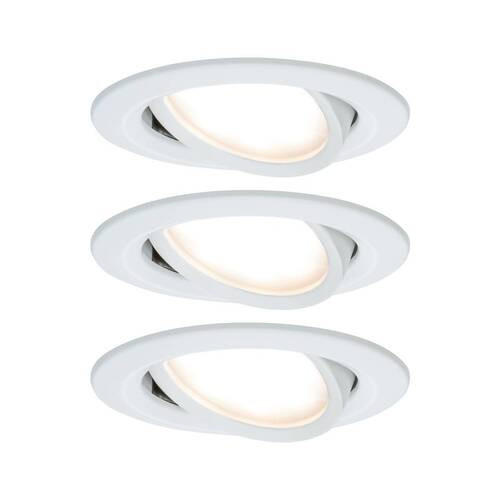 LED-DECKENLEUCHTE 8,4 cm  - Alufarben/Weiß, Basics, Metall (8,4cm) - Paulmann