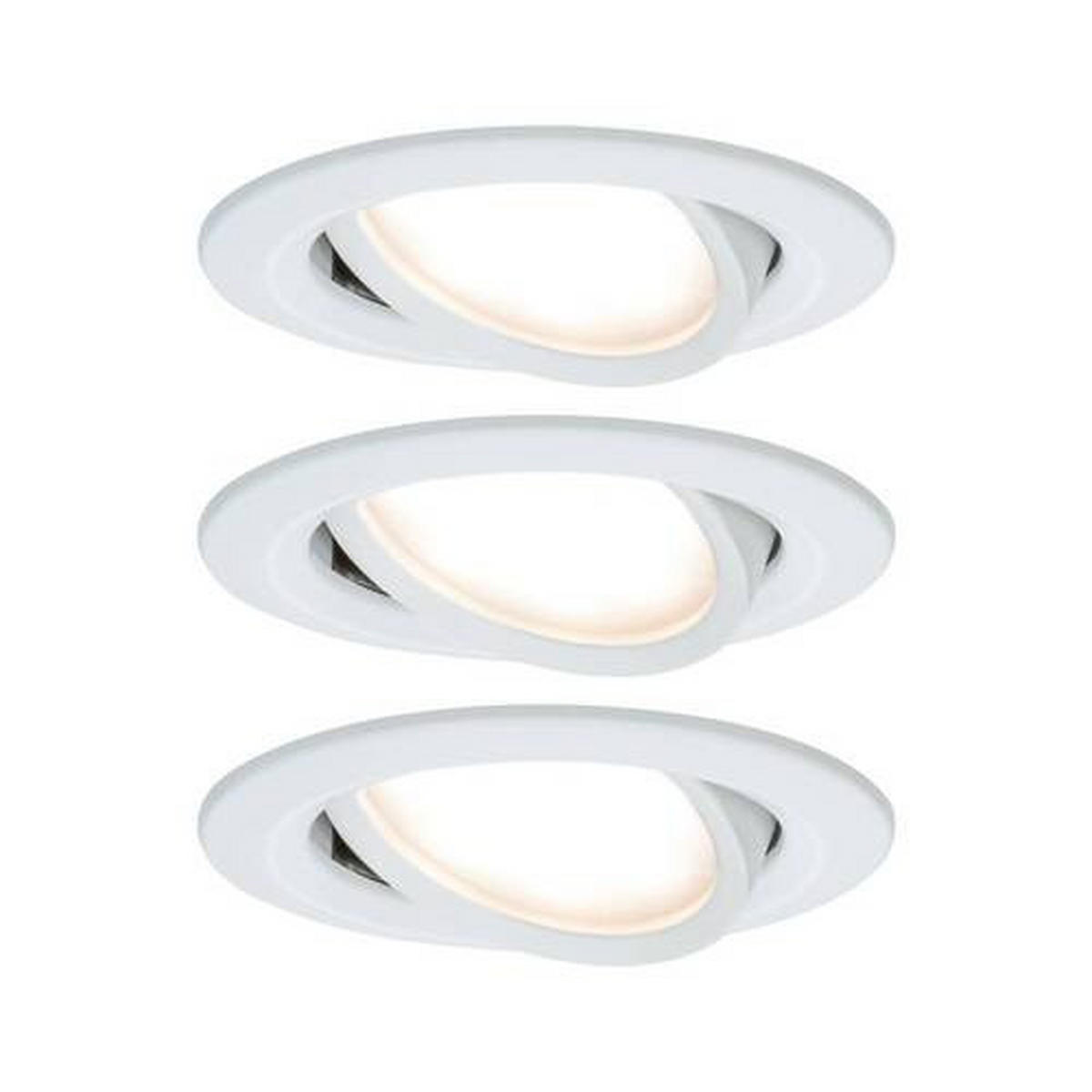 LED-DECKENLEUCHTE 8,4 cm  - Alufarben/Weiß, Basics, Metall (8,4cm) - Paulmann