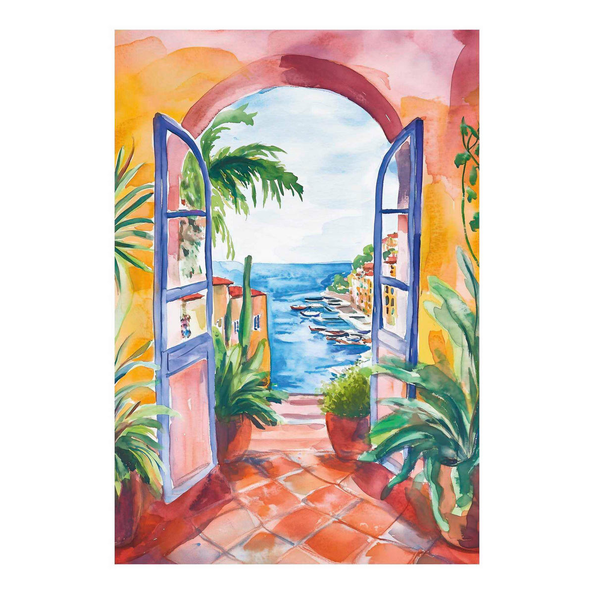 POSTER 50/70 cm  - Multicolor, Natur, Papier (50/70cm) - Reinders!