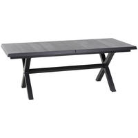 GARTENTISCH 200-265/100/77 cm Metall rechteckig  - Schieferfarben/Anthrazit, Basics, Keramik/Metall (200-265/100/77cm) - Siena Garden