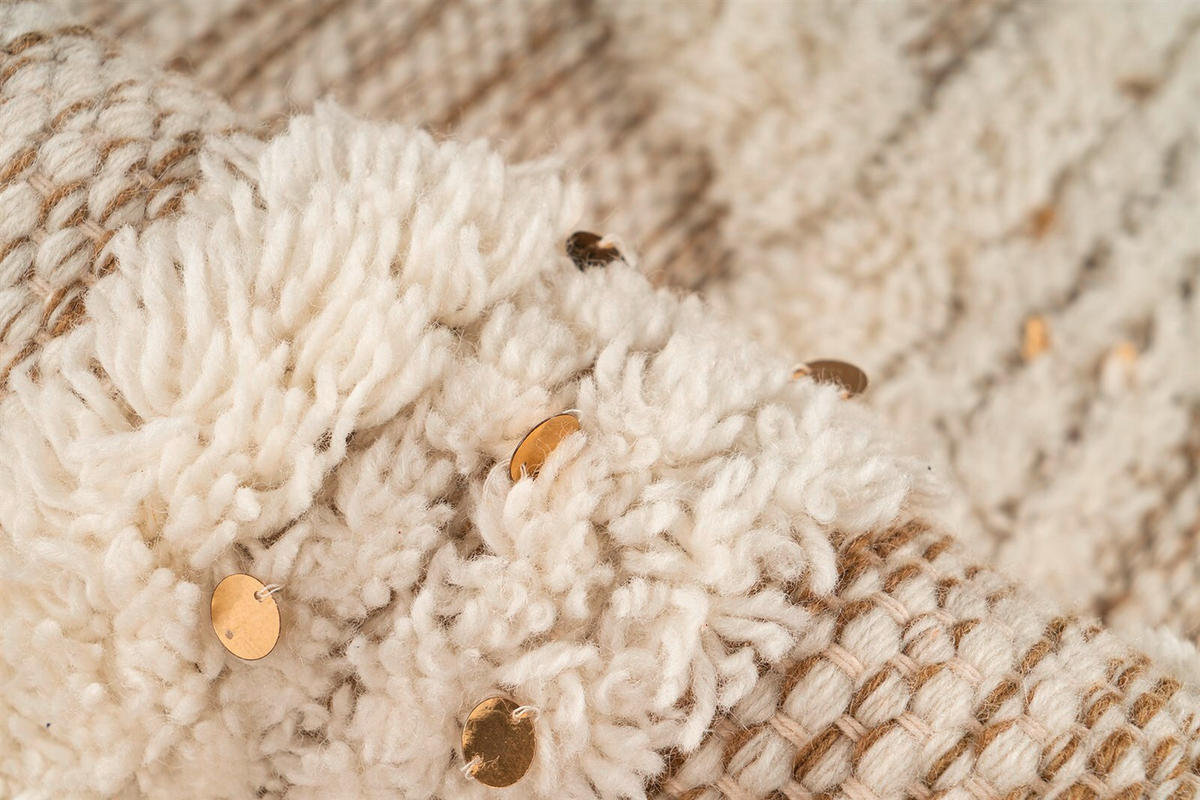 TEPPICH 160/160 cm Bohist 425 Creme / Khaki Multicolor  - Multicolor, KONVENTIONELL, Textil (160/160cm)