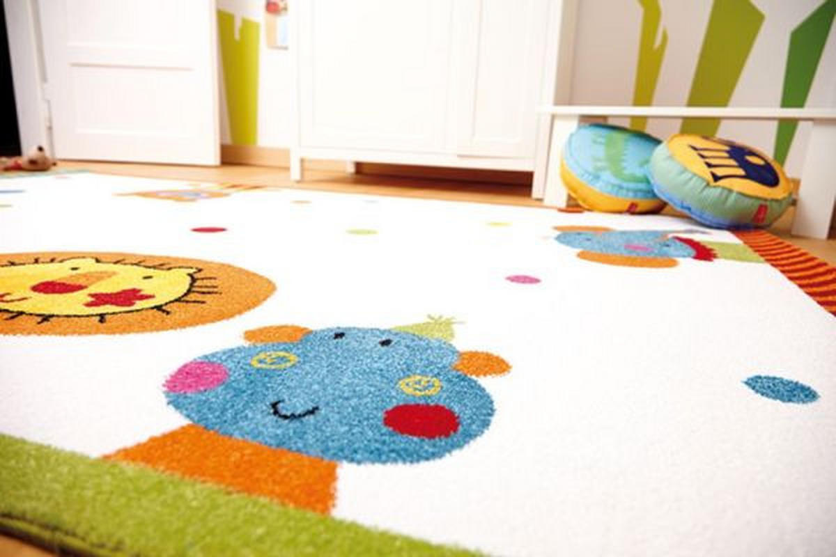 KINDERTEPPICH 120/170 cm Animal Festival  - Multicolor/Weiß, Trend, Textil (120/170cm) - Sigikid