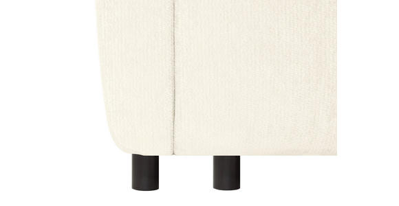 SCHLAFSOFA  in Chenille Creme  - Creme/Schwarz, KONVENTIONELL, Kunststoff/Textil (161/90/108cm) - Carryhome