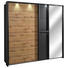 SCHWEBETÜRENSCHRANK in Grau, Eichefarben - Eichefarben/Grau, KONVENTIONELL, Glas/Holzwerkstoff (226/210/65cm) - Carryhome SCHWEBETÜRENSCHRANK in Grau, Eichefarben - Eichefarben/Grau, KONVENTIONELL, Glas/Holzwerkstoff (226/210/65cm) - Carryhome