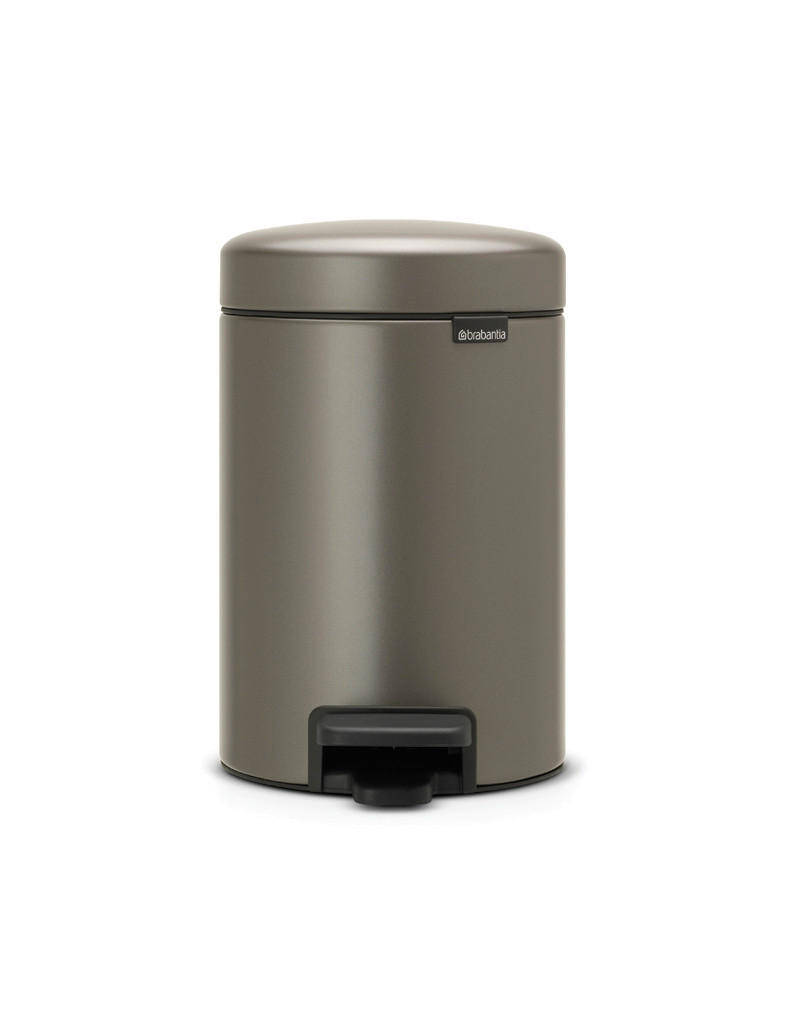 ABFALLEIMER NEW ICON 3 L  - Platinfarben, Design, Kunststoff/Metall (16,8/26,4/23,5cm) - Brabantia
