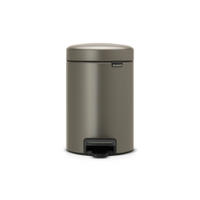 ABFALLEIMER NEW ICON 3 L  - Platinfarben, Design, Kunststoff/Metall (16,8/26,4/23,5cm) - Brabantia