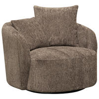 SESSEL in Webstoff Dunkelgrau  - Dunkelgrau/Schwarz, Design, Holz/Textil (101/82/97cm) - Carryhome