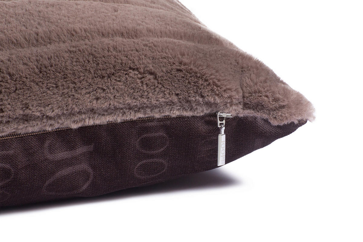 KISSENHÜLLE Glam 45/45 cm  - Schlammfarben/Fango, Basics, Textil (45/45cm) - Joop!