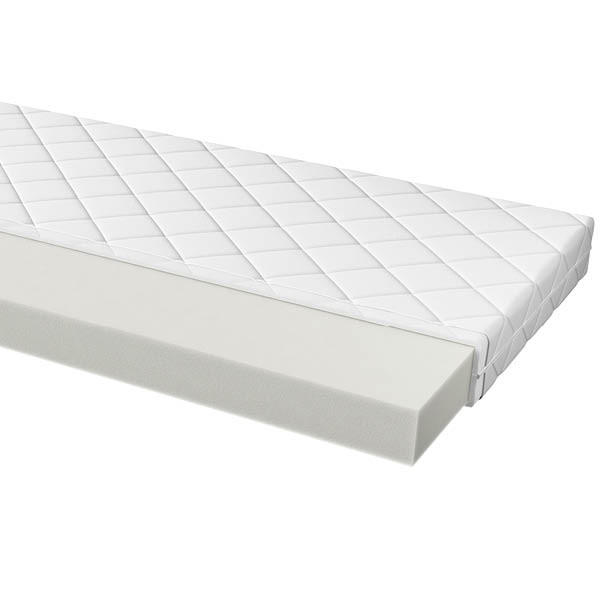 KOMFORTSCHAUMMATRATZE 140/200 cm Höhe ca. 10 cm  - KONVENTIONELL, Textil (140/200cm) - Sleeptex