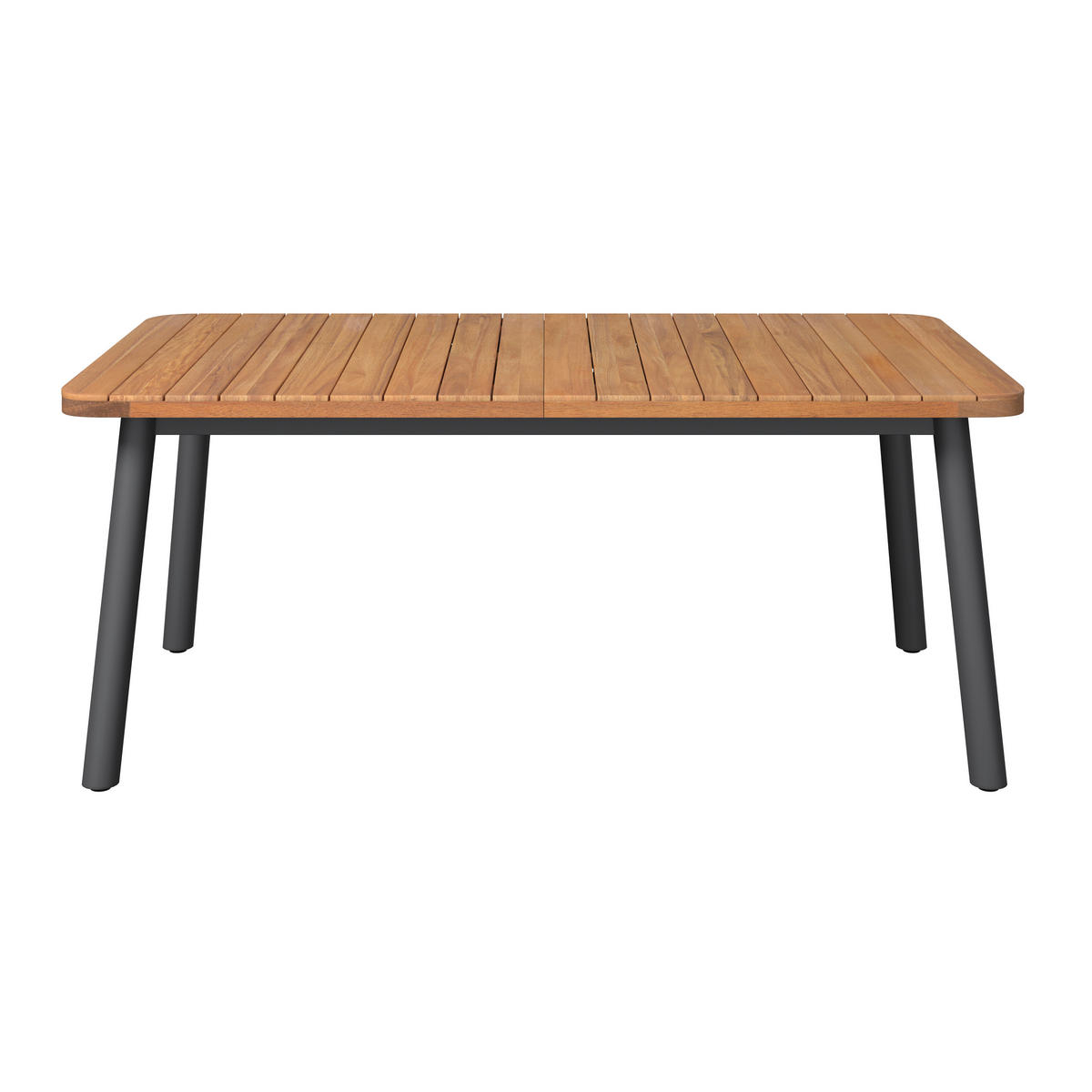 GARTENTISCH Holz, Metall rechteckig  - Akaziefarben, MODERN, Holz/Metall (100/75/180/240cm) - Ambia Garden