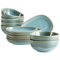 SNACKSCHALENSET Cordelia   - Grün, Trend, Keramik - Mäser