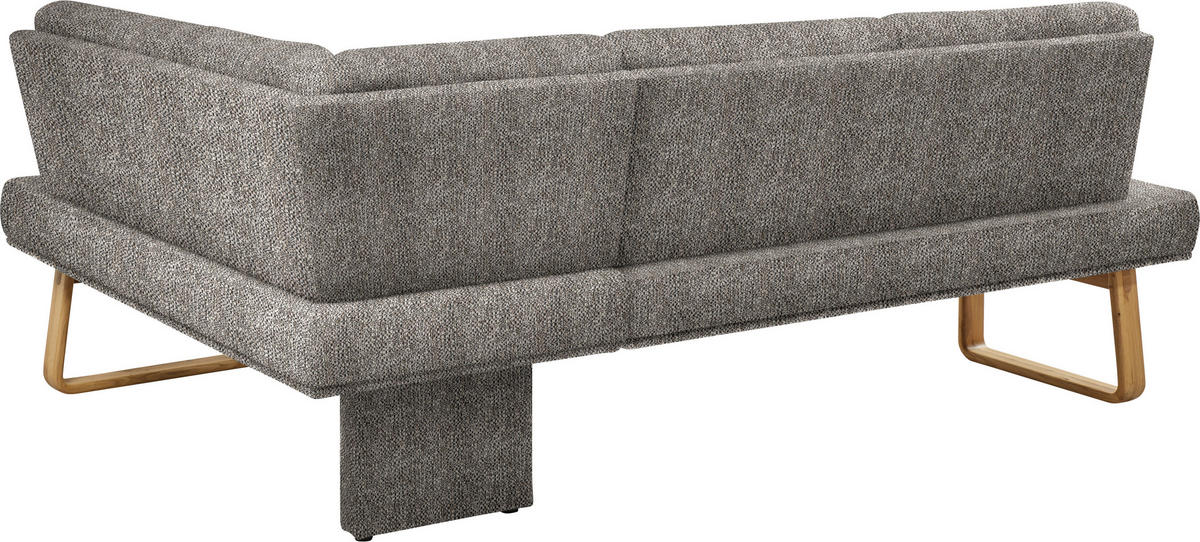 ECKBANK 240/174 cm  in Eichefarben, Beige  - Eichefarben/Beige, Design, Holz/Textil (240/174cm) - Dieter Knoll