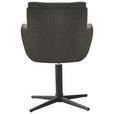 ARMLEHNSTUHL  in Eisen Webstoff  - Schwarz/Grau, Design, Textil/Metall (60/88/67cm) - Novel