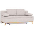 SCHLAFSOFA  in Webstoff Hellgrau  - Hellgrau/Naturfarben, KONVENTIONELL, Holz/Textil (203/95/96cm) - Venda