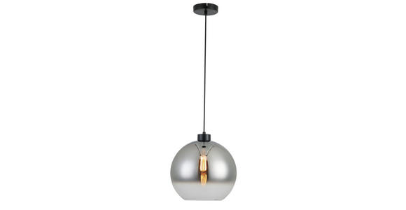 HÄNGELEUCHTE Smokey 30/120 cm   - Chromfarben/Anthrazit, LIFESTYLE, Glas/Metall (30/120cm) - Dieter Knoll