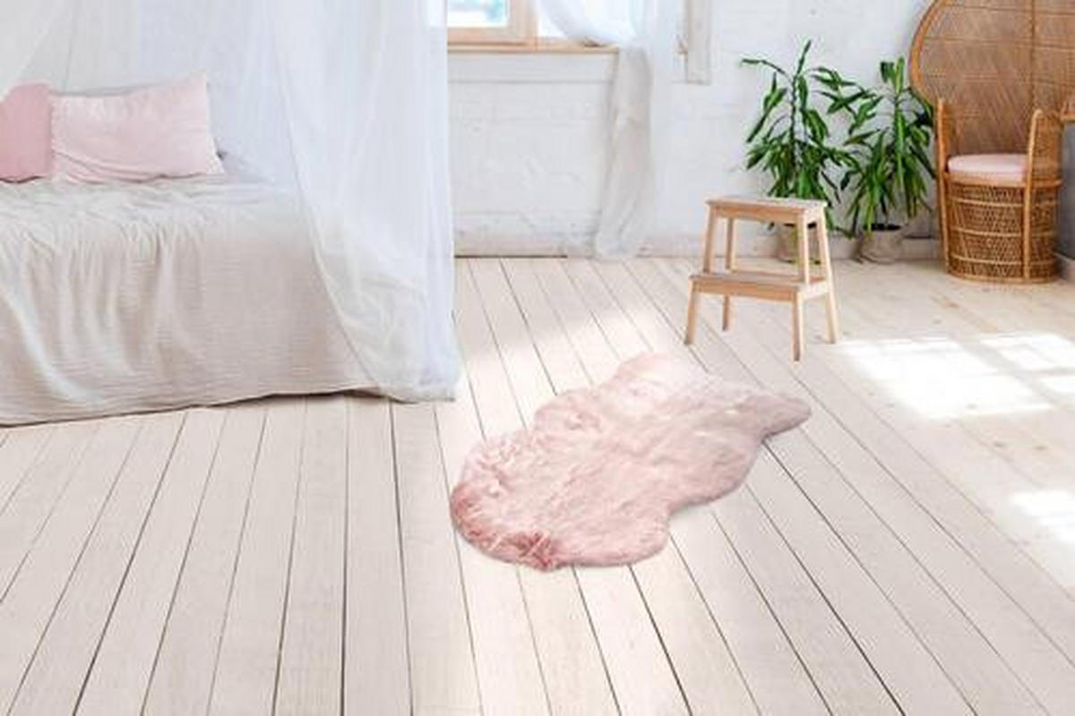 KOBEREC S VYSOKÝM VLASOM, 60/90 cm, ružová - ružová, Design, textil (60/90cm)