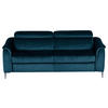 SCHLAFSOFA in Textil Dunkelblau  - Chromfarben/Dunkelblau, Design, Textil/Metall (203/77-98/103cm) - MID.YOU