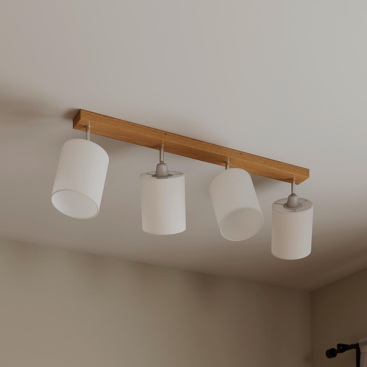 STRAHLER Sofia 104/38/26 cm  - Eschefarben/Weiß, Natur, Holz/Textil (104/38/26cm) - Marama