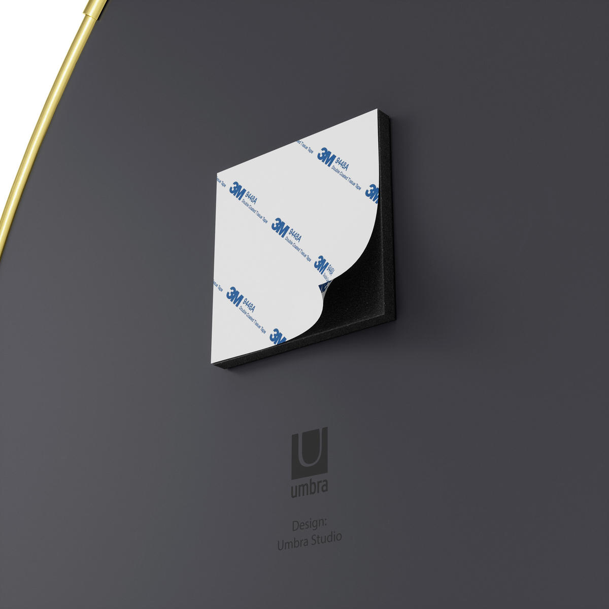 SPIEGELSET 25/30/1 cm    in  - Messingfarben, Design, Glas/Kunststoff (25/30/1cm) - Umbra