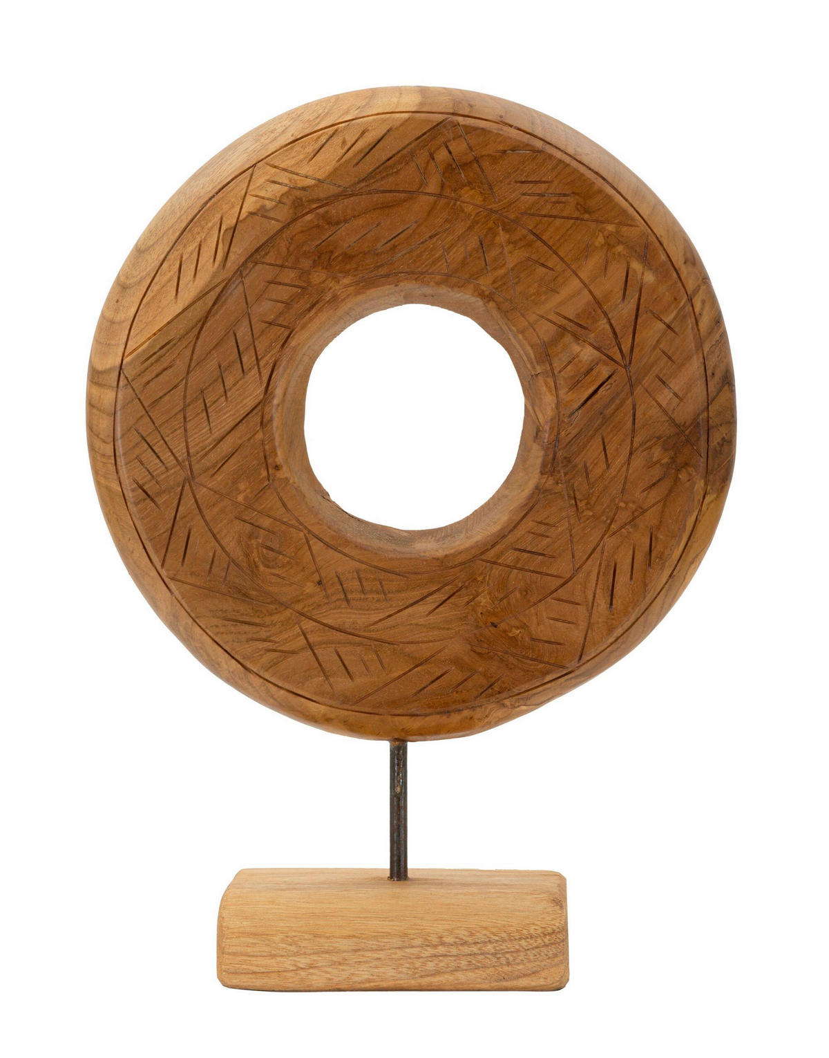SKULPTUR - Braun, Basics, Holz (28/38/10cm)